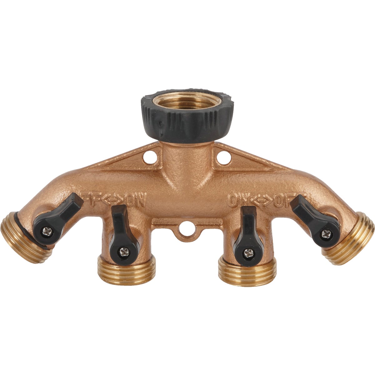 Best Garden Brass Hose Shutoff Manifold