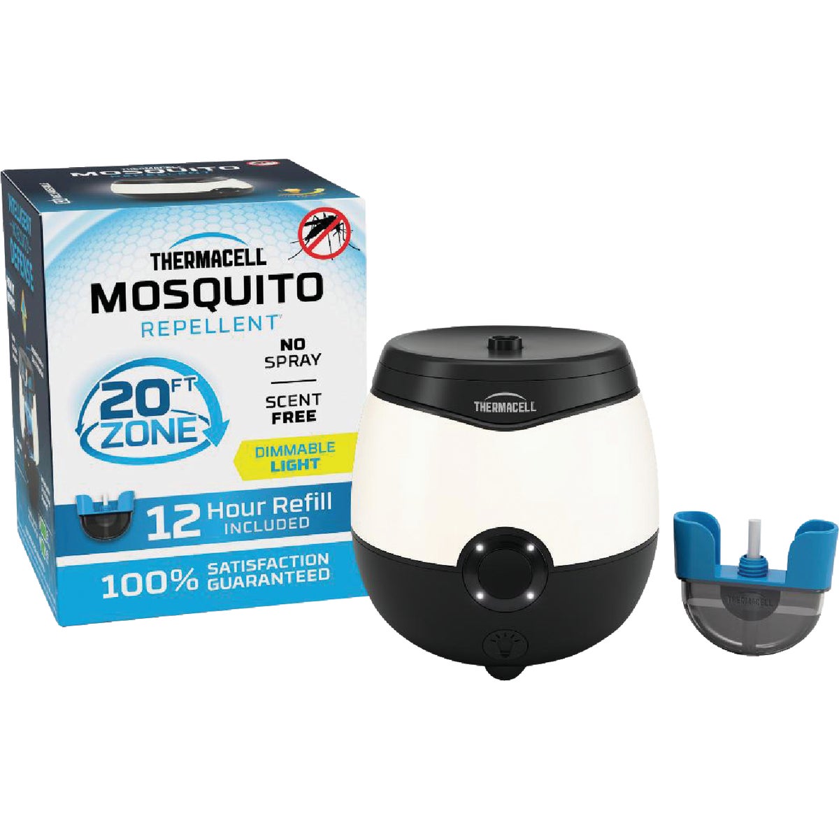 Thermacell 9 Hr. Black Lighted Rechargeable Mosquito Repeller