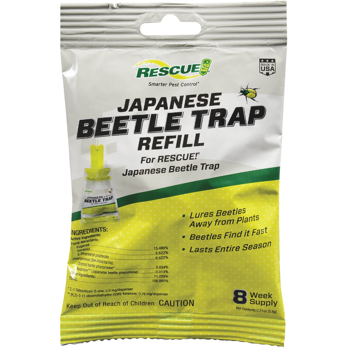 Rescue Plastic Japanese Beetle Trap Refill