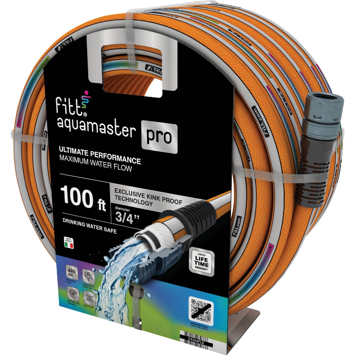 Fitt Aquamaster Pro 3/4 In. x 100 Ft. Hybrid Hose