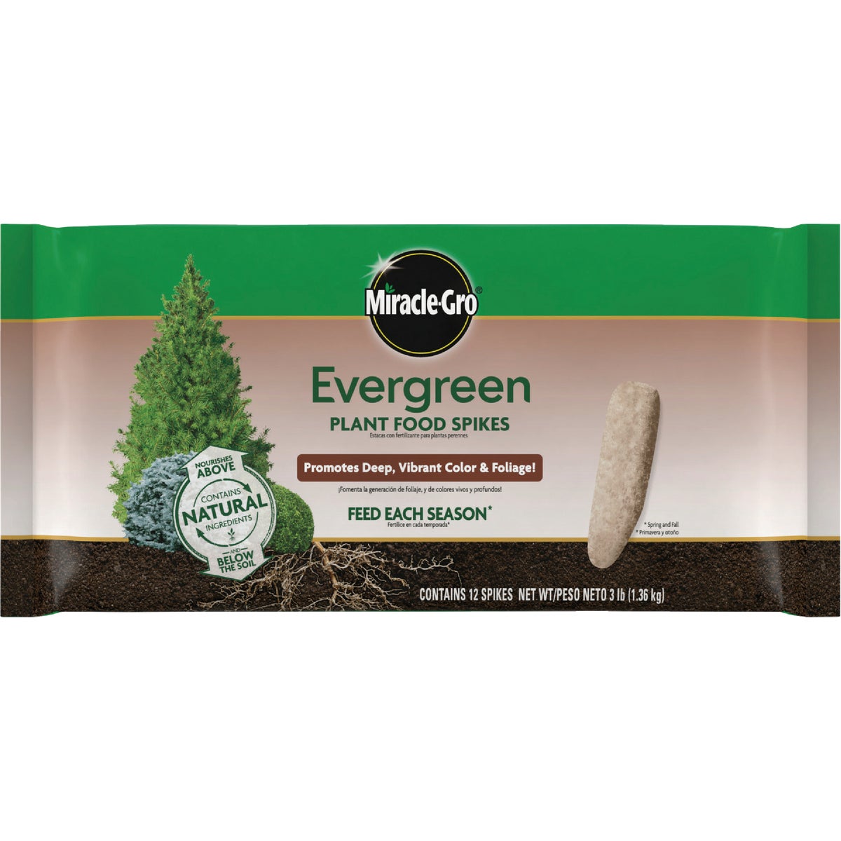 Miracle-Gro Evergreen Plant Food Spikes (12-Pack)
