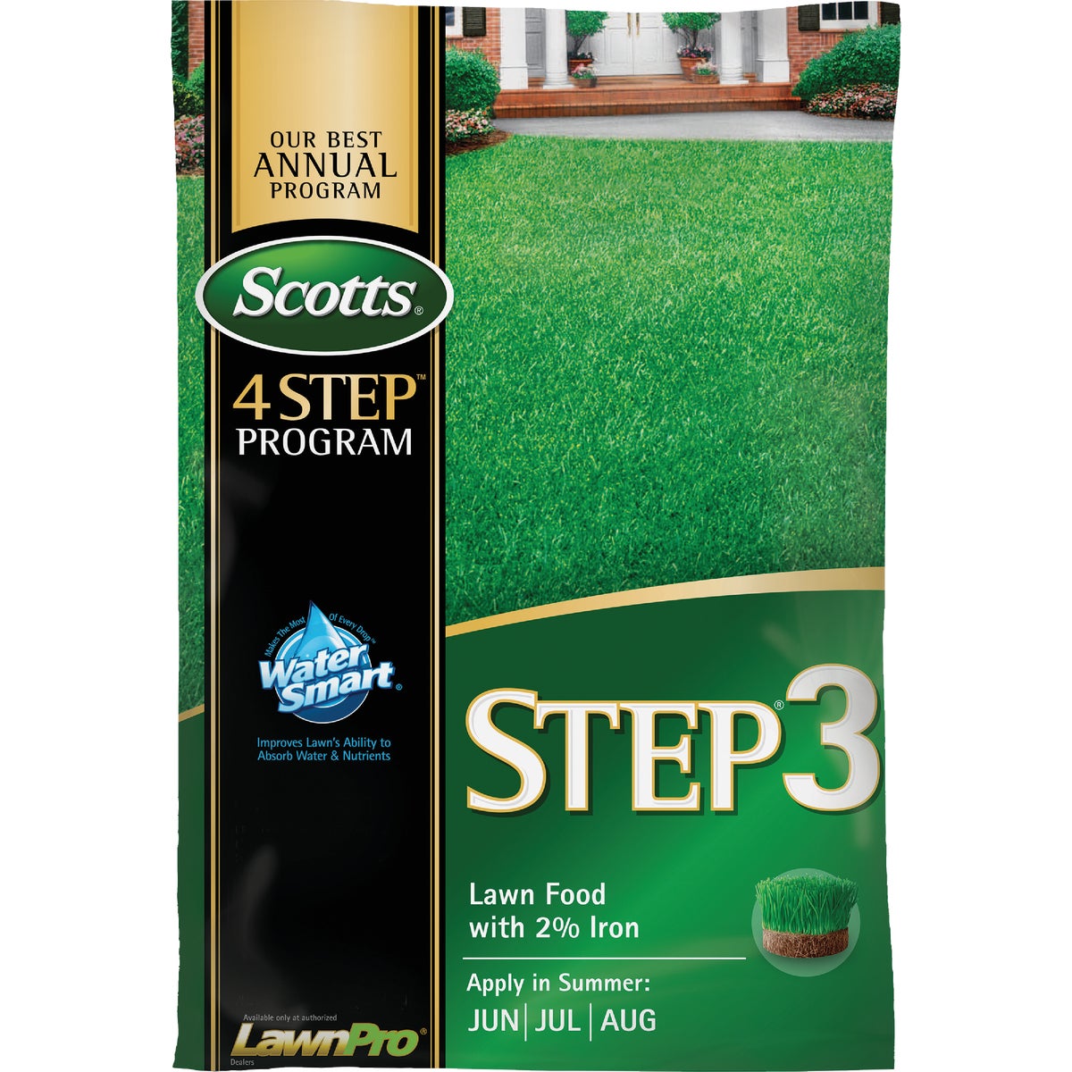 Scotts 4-Step Program Step 3 37.70 Lb. 15,000 Sq. Ft. Lawn Fertilizer with 2% Iron