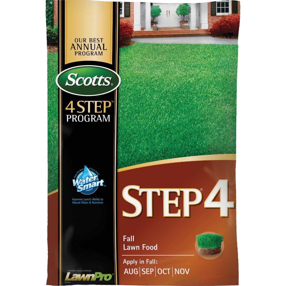 Scotts 4-Step Program Step 4 37.84 Lb. 15,000 Sq. Ft. Fall Lawn Food