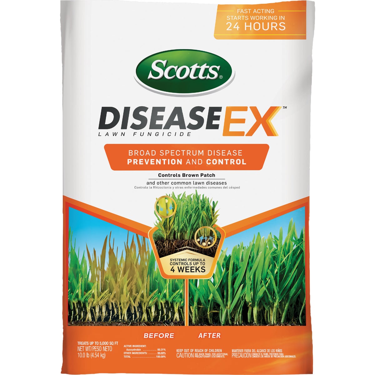 Scotts DiseaseEx 10 Lb. 5000 Sq. Ft. Ready To Use Granules Lawn Fungicide