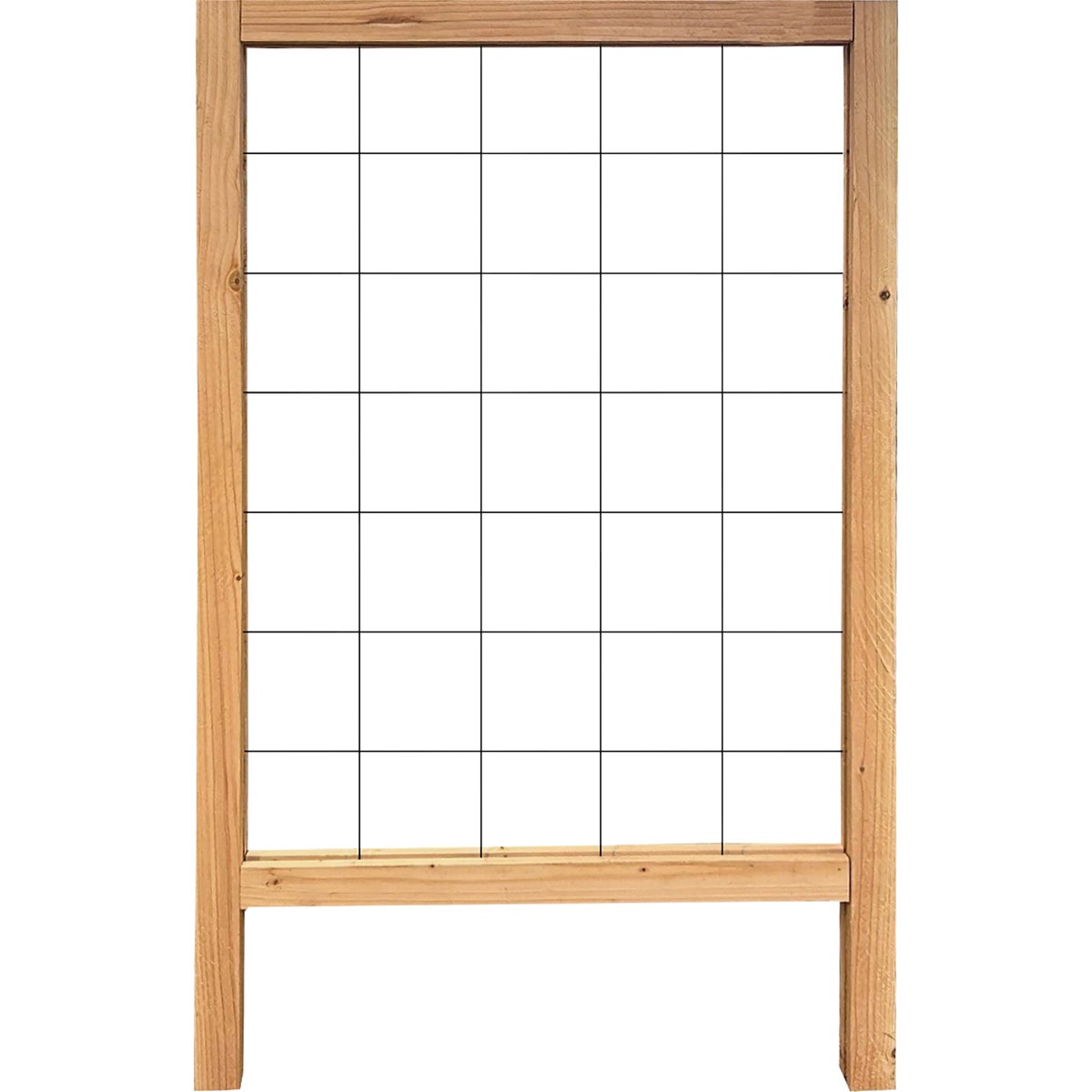 Real Wood Products 36 In. H. Wood Framed Garden Wire Trellis