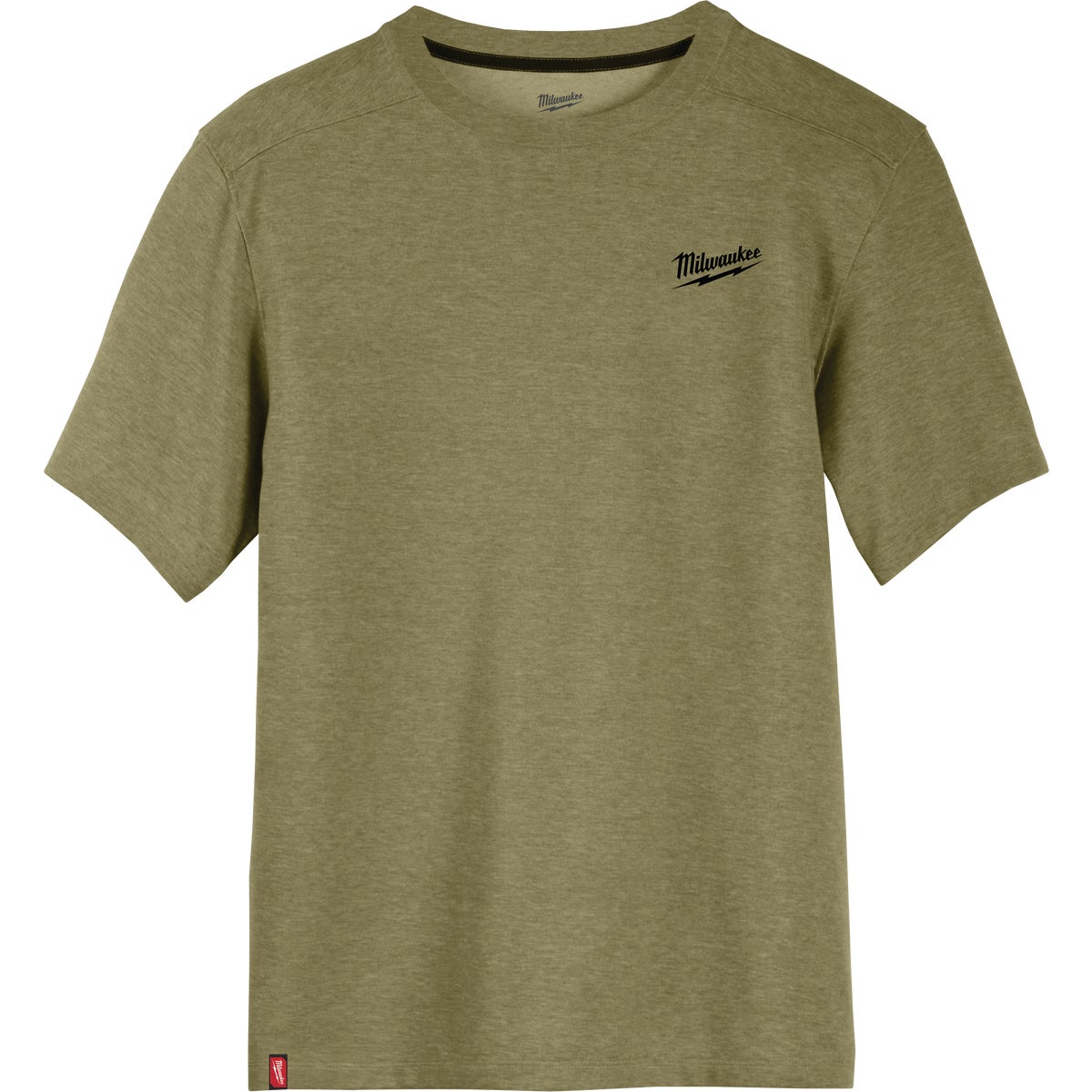 Milwaukee FREEFLEX Men's 2XL Green Short Sleeve Hybrid T-Shirt