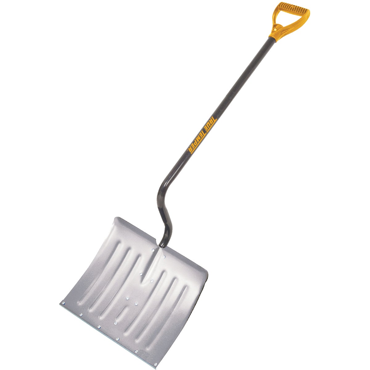 Ames True Temper Aluminum Ergonomic Snow Shovel with Steel Wear Strip