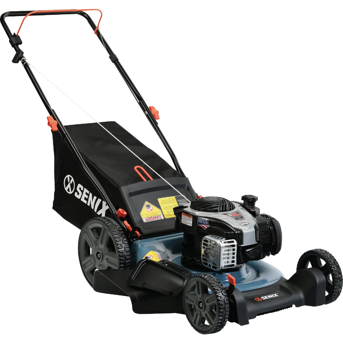 Senix 21 In. 140cc 4-Cycle 3-In-1 Push Gas Lawn Mower