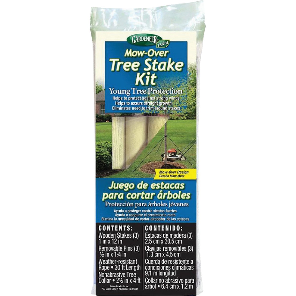 Mow-Over Tree Stake Kit