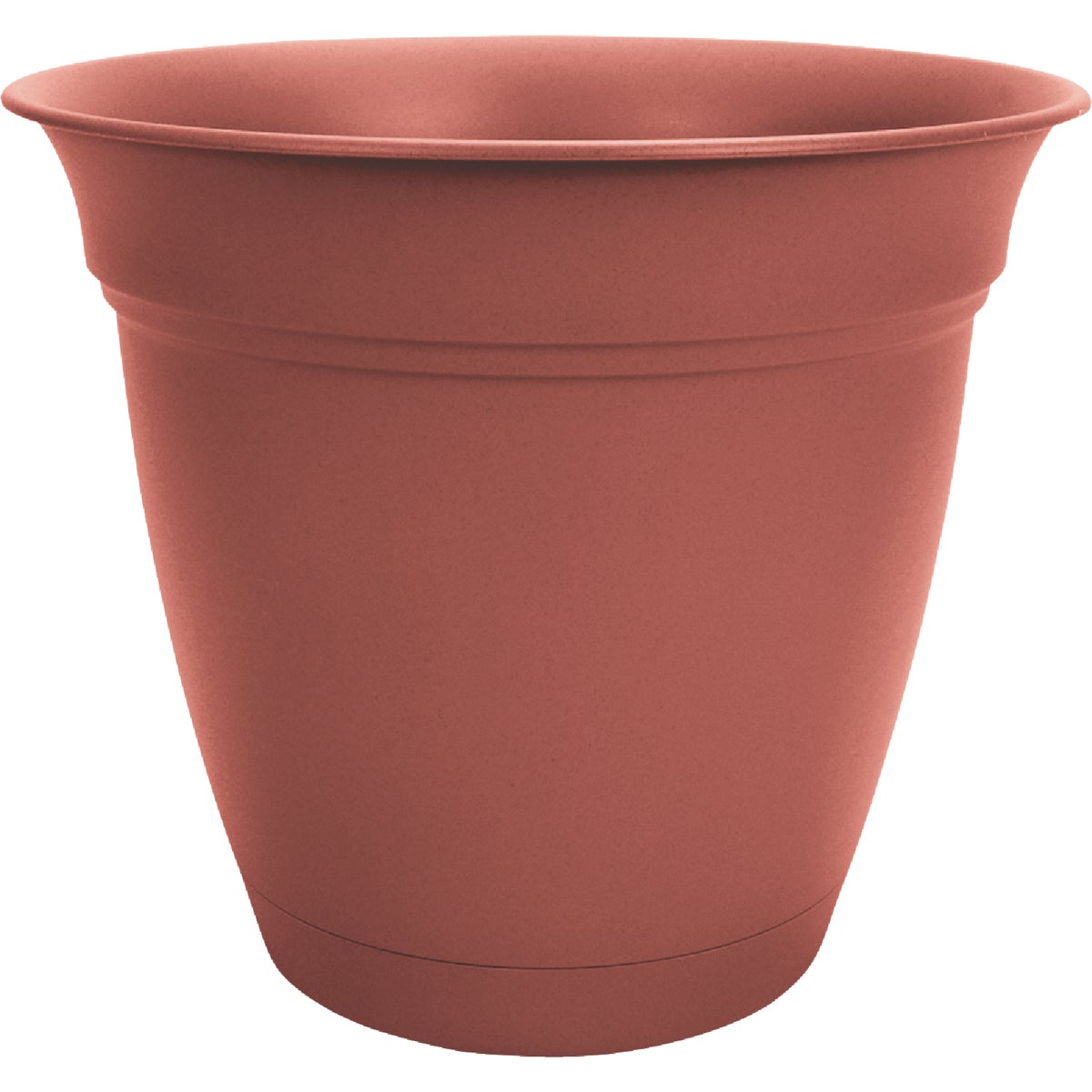 HC Companies Eclipse 8 In. Clay Planter with Saucer