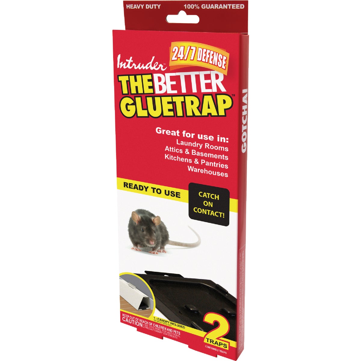 Intruder The Better GlueTrap with Canopy (2-Pack)