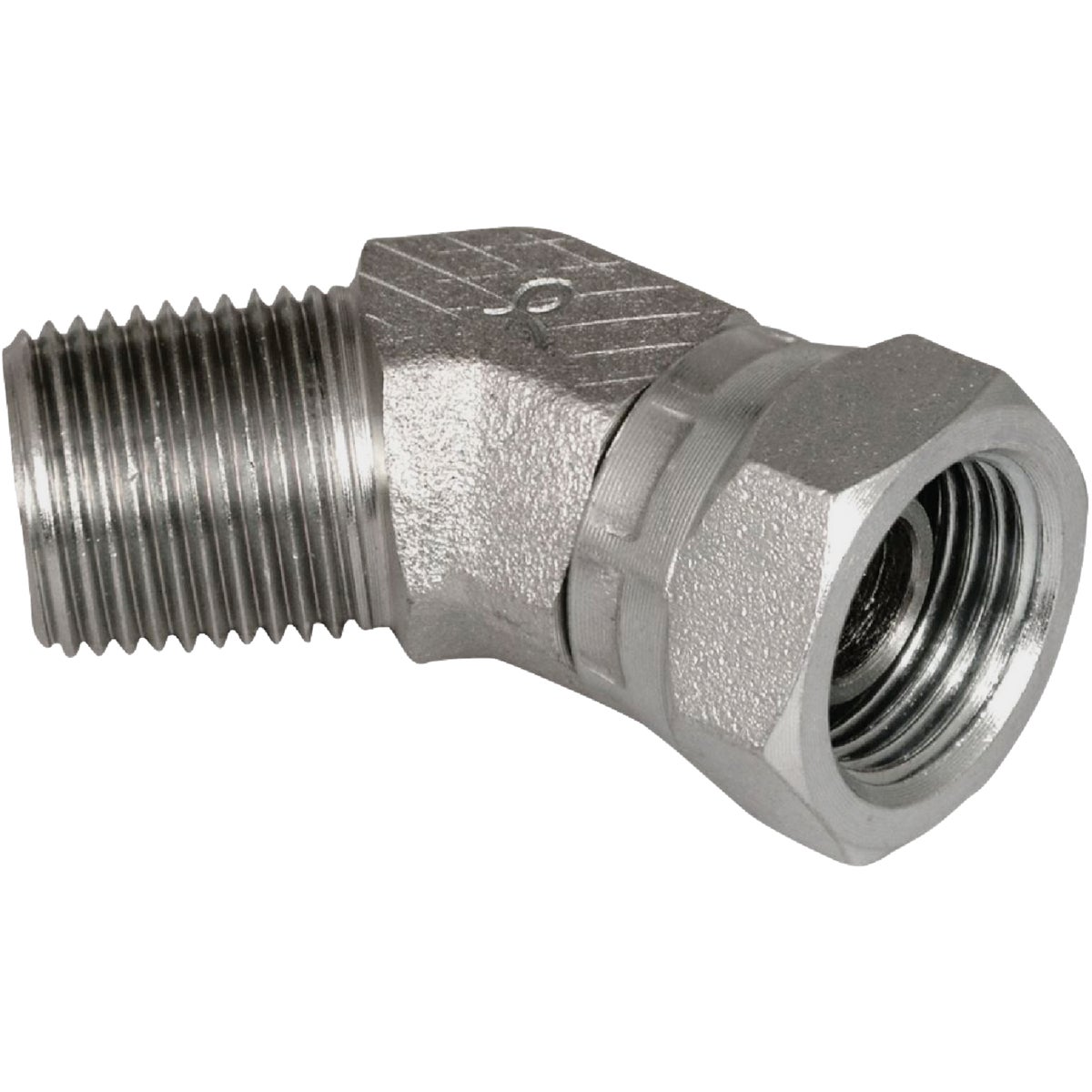 Apache 45-Degree Hydraulic Hose Adapter