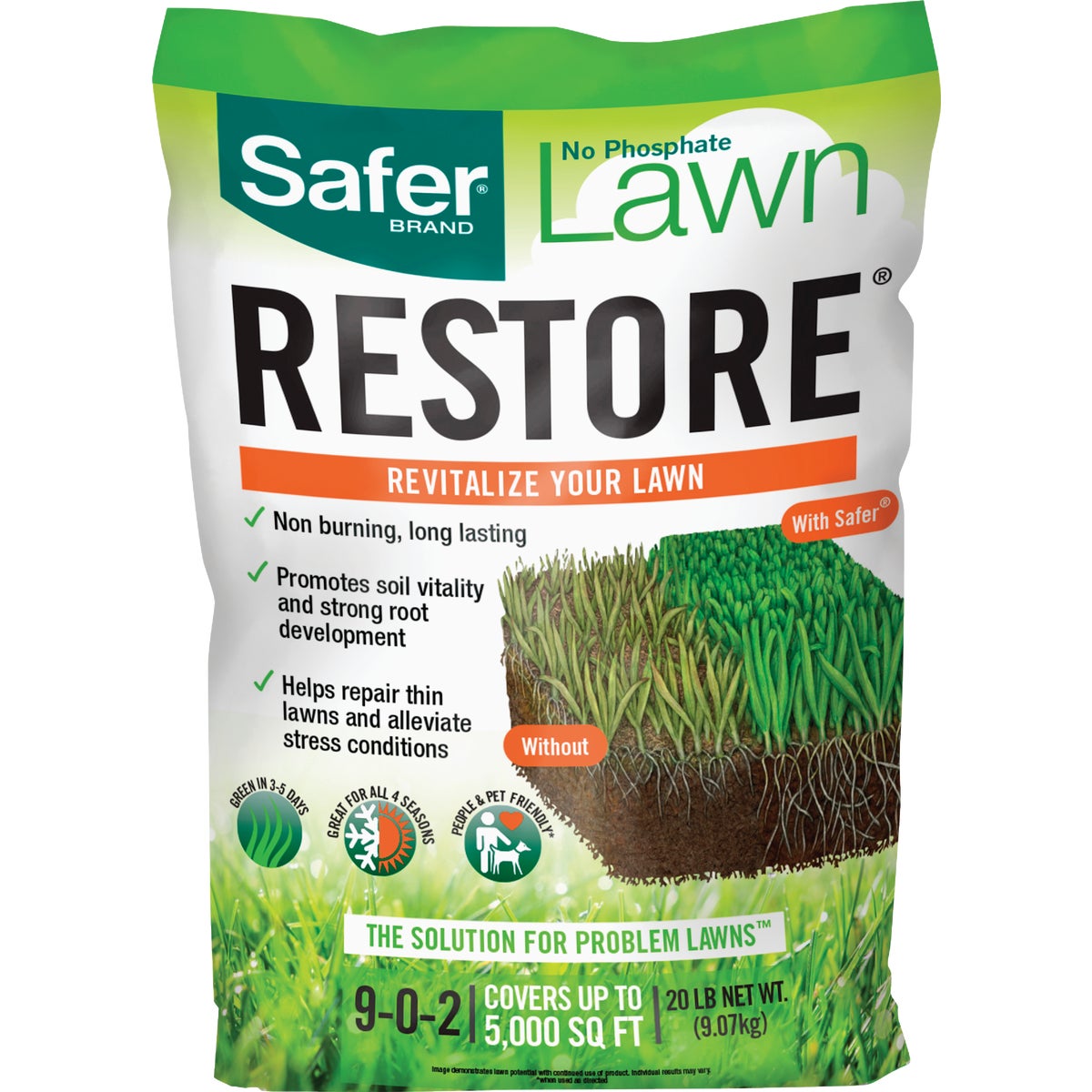 Safer Lawn Restore Lawn Fertilizer