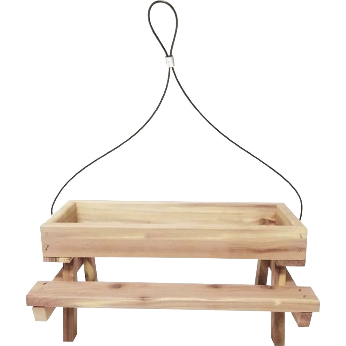 Valley Splendor Cedar Picnic Table Bird Feeder