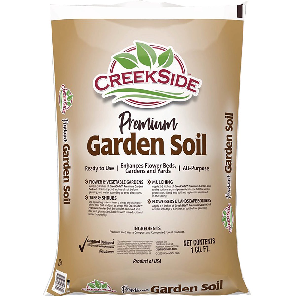 CreekSide 1 Cu. Ft. Premium Garden Soil