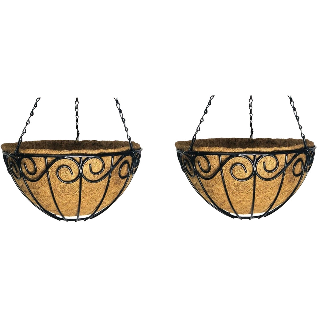 Border Concepts Norfolk Wrought Iron Hanging Basket Assortment
