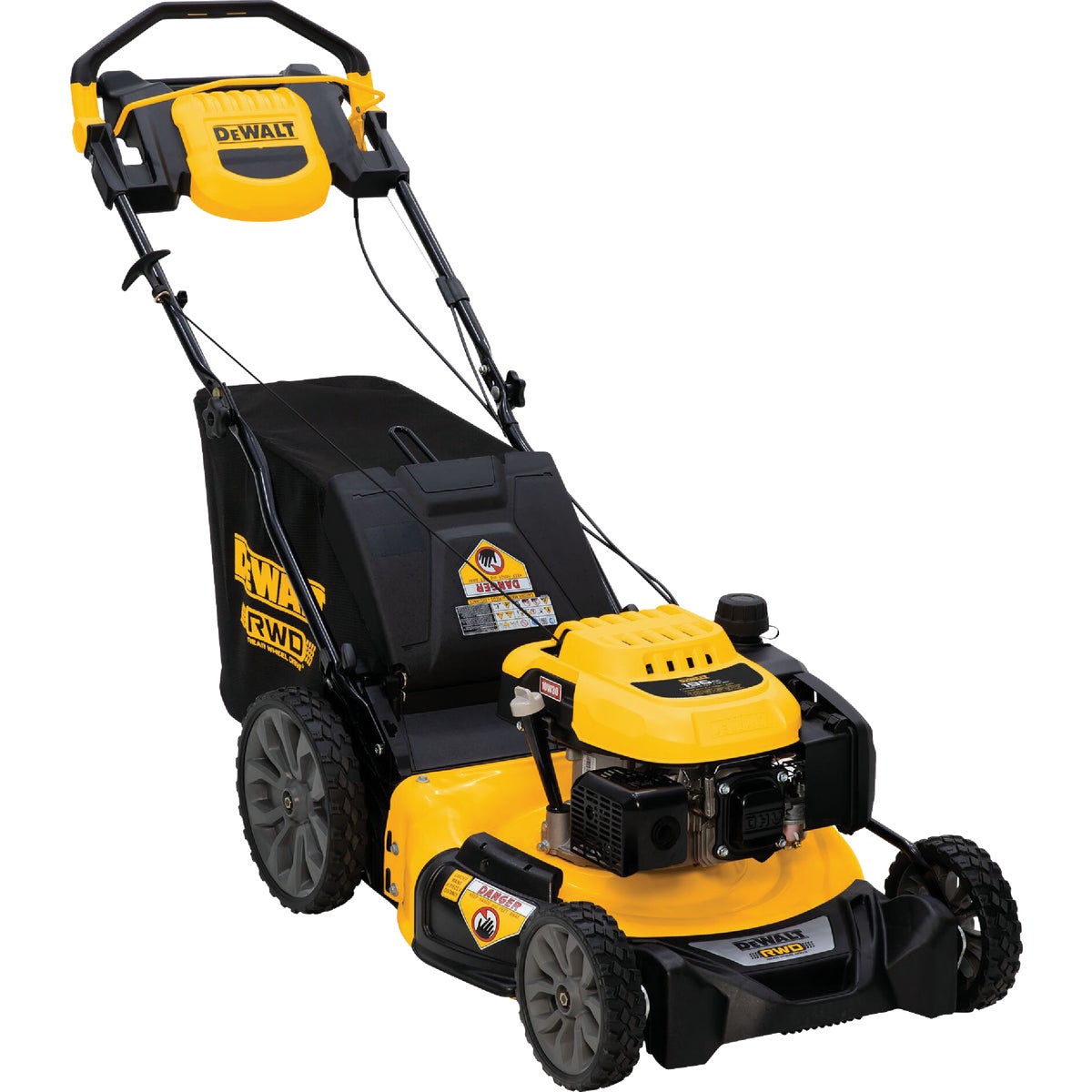 DeWalt RWD 21 In. 196cc Self-Propelled Gas Mower with E-GOV