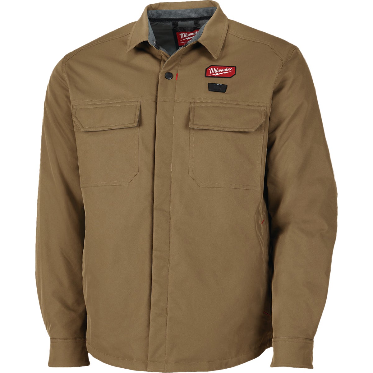 Milwaukee M12 Men's Large Khaki Heated Shirt Jacket