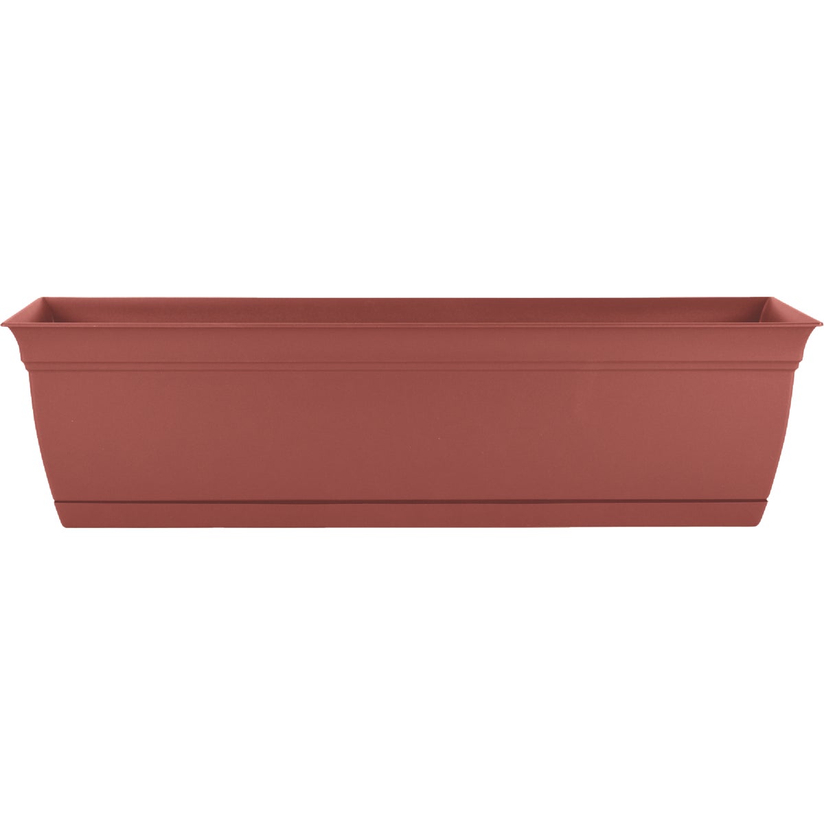HC Companies Eclipse 24 In. Clay Window Box