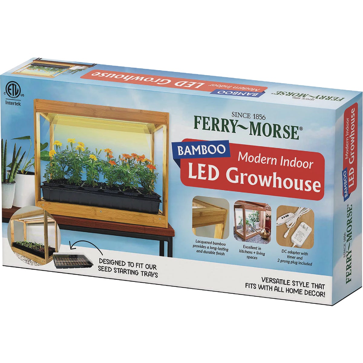 Ferry Morse Bamboo Modern Indoor LED Growhouse