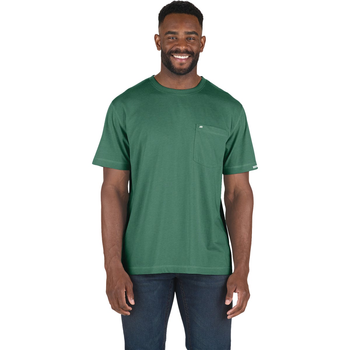 Berne Performance Men's 3XL Pine Short Sleeve Pocket T-Shirt