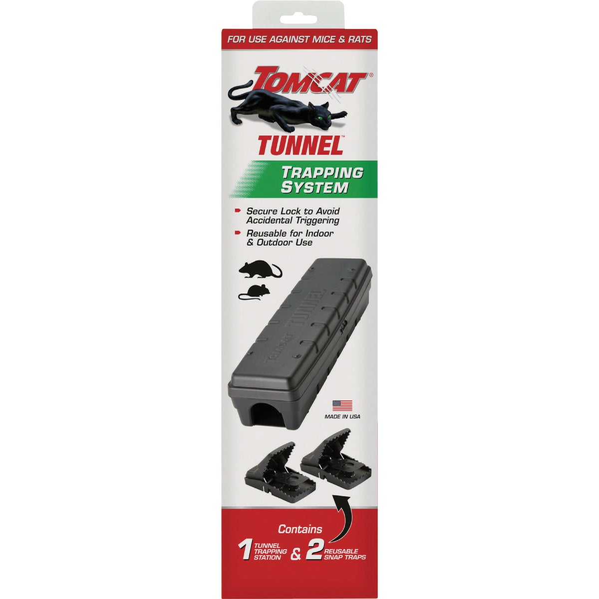 Tomcat Tunnel Trapping System 1 Tunnel + 2 Snap Traps