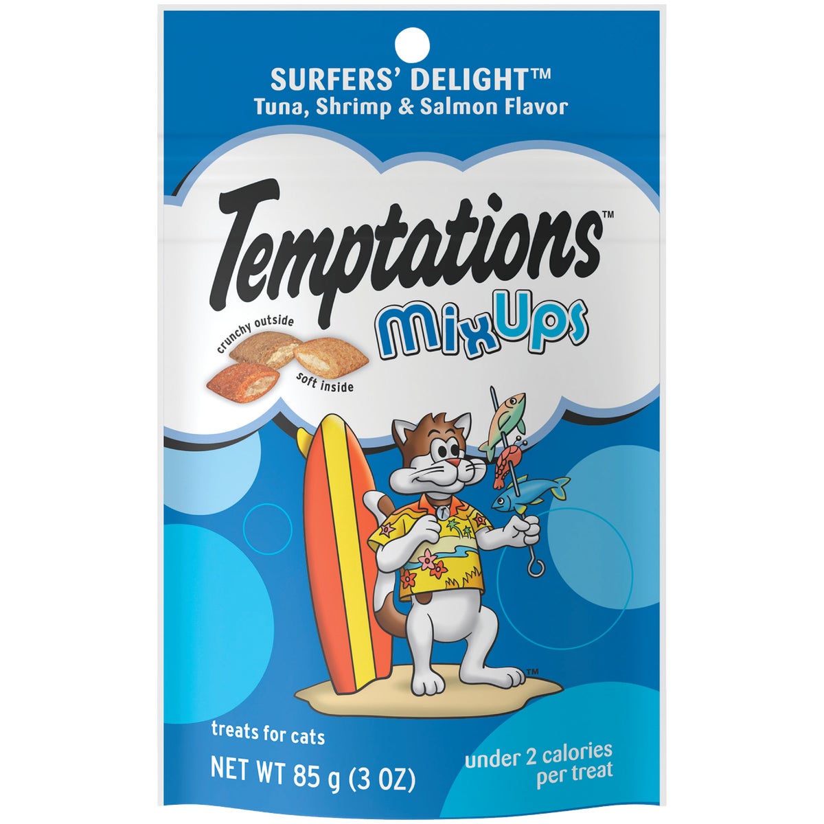 Temptations Mix Ups Surfers' Delight 3 Oz. Cat Treats