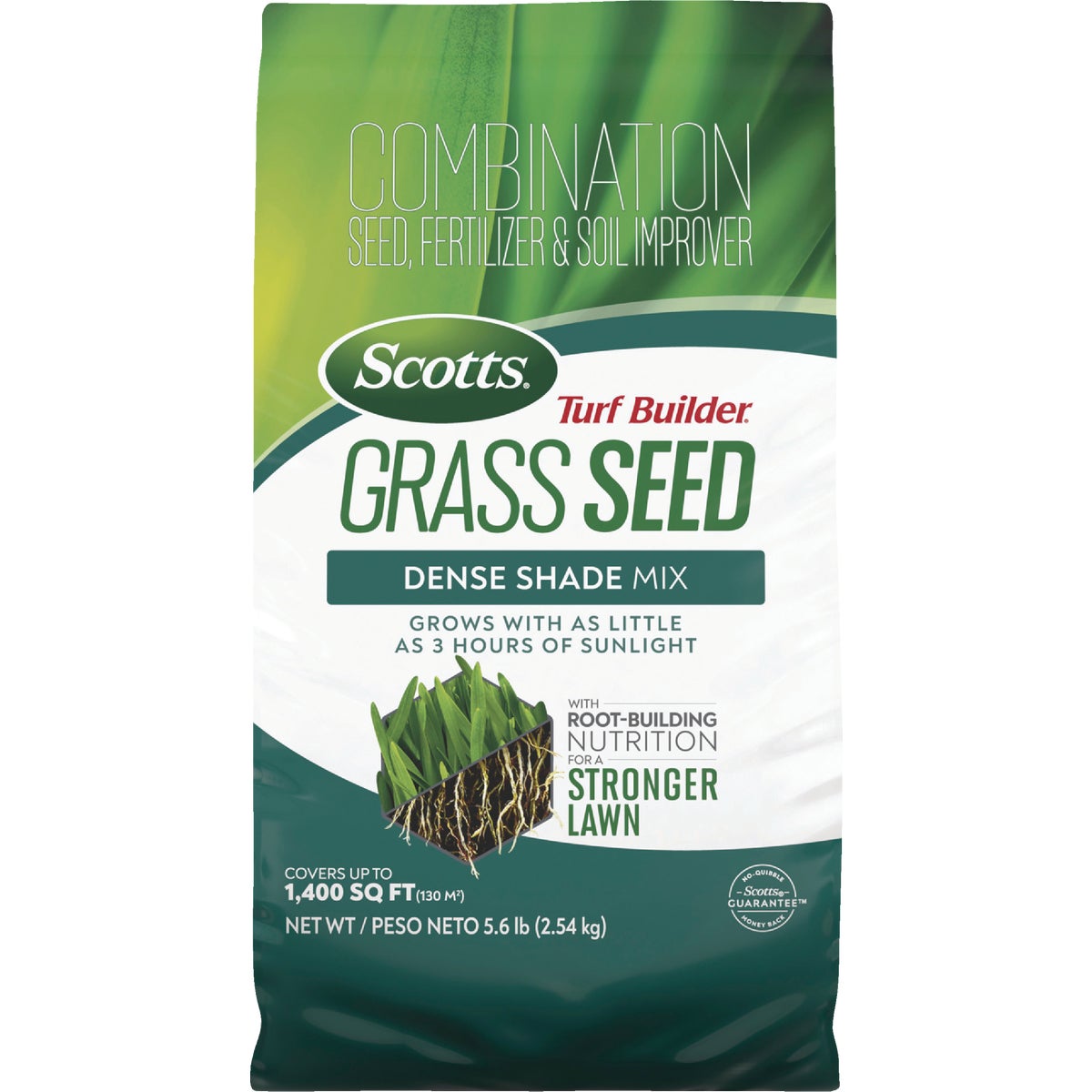 Scotts Turf Builder 5.6 Lb. 465 Sq. Ft. Dense Shade Mix Grass Seed, Fertilizer, and Soil Improver Combination