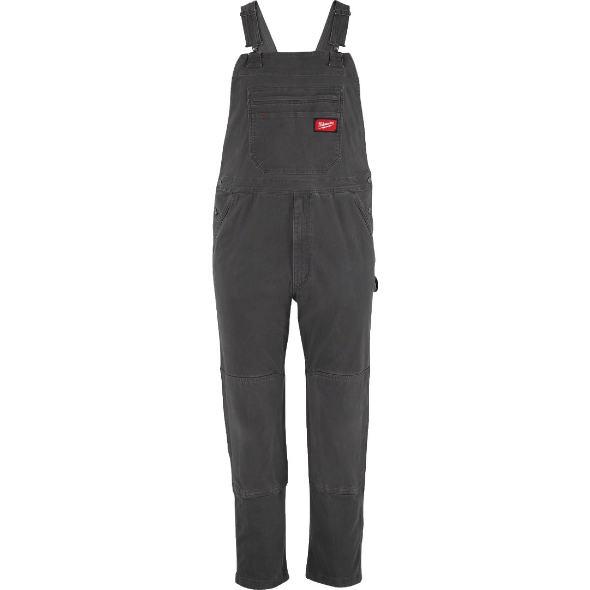 Milwaukee FREEFLEX Men's 34x34 Gray Unlined Bib Overalls