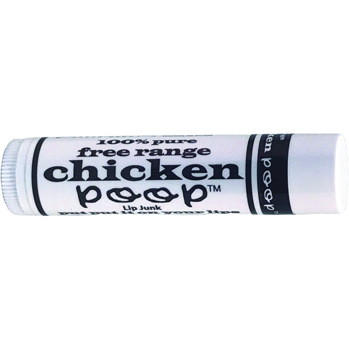 Chicken Poop Lip Junk Original 0.15 Oz. All-Natural Lip Balm Display (72-Count)