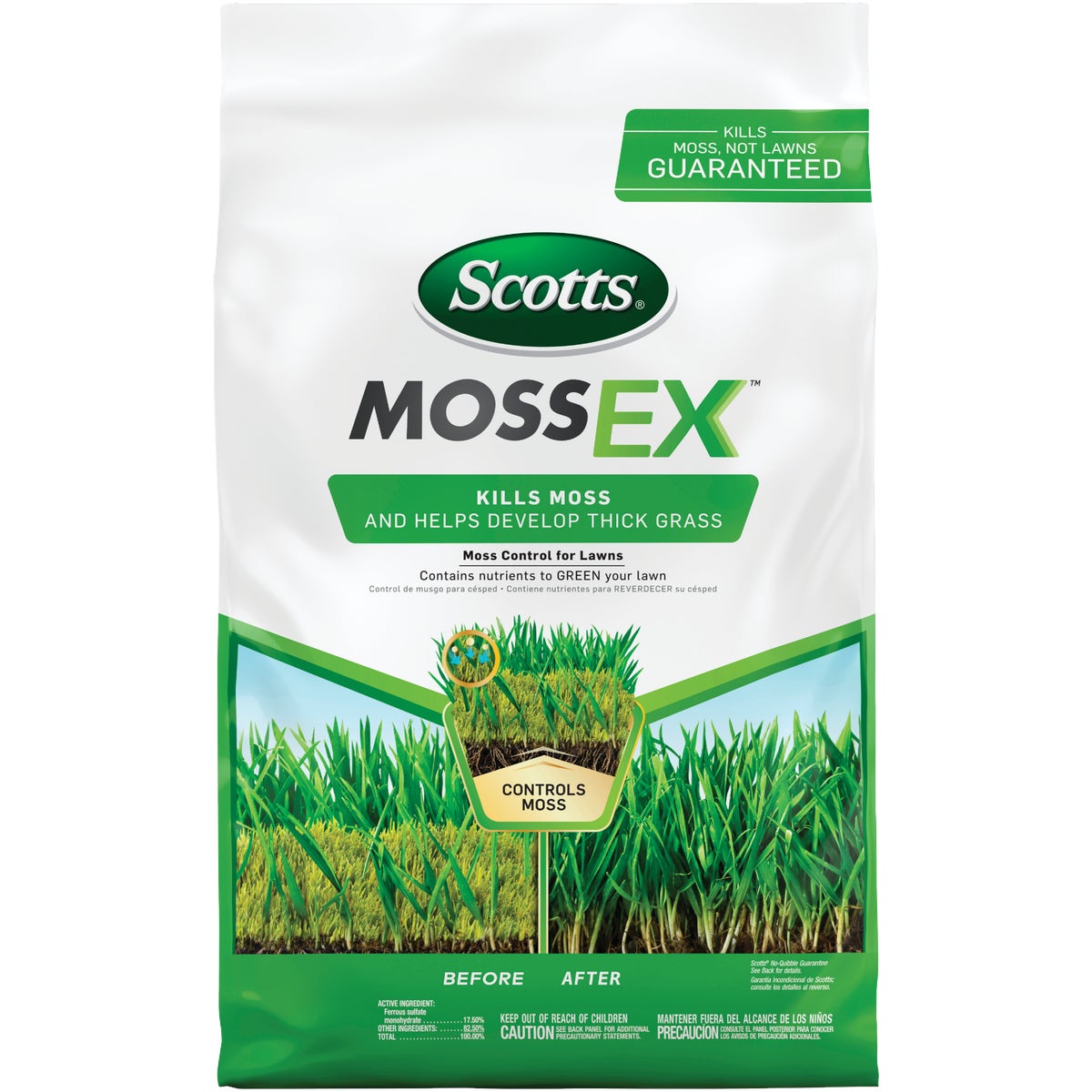 Scotts MossEx 18.37 Lb. Ready To Use Granules Moss Killer For Lawns