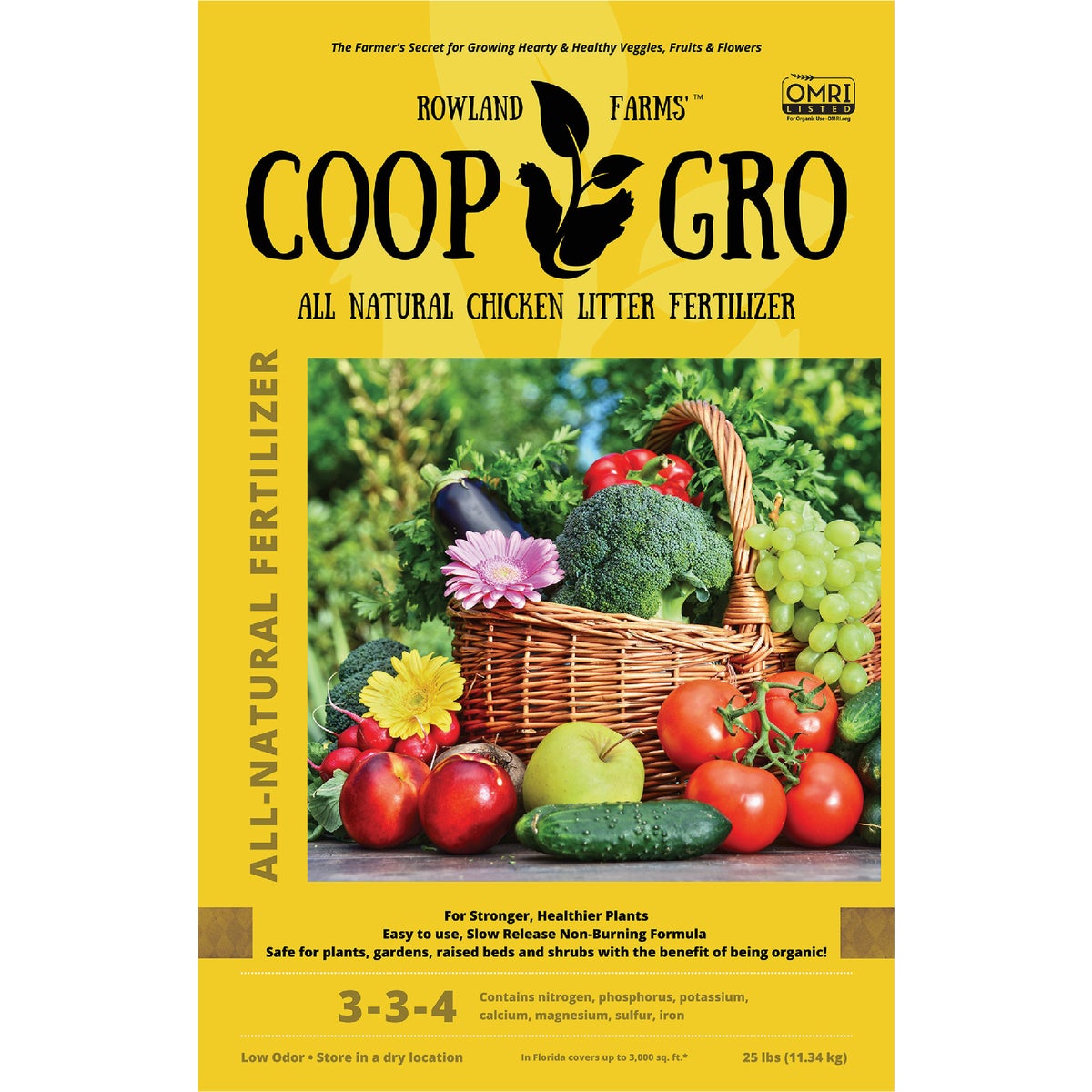 Coop Gro 25 Lb. Pelletized Organic Chicken Litter Fertilizer