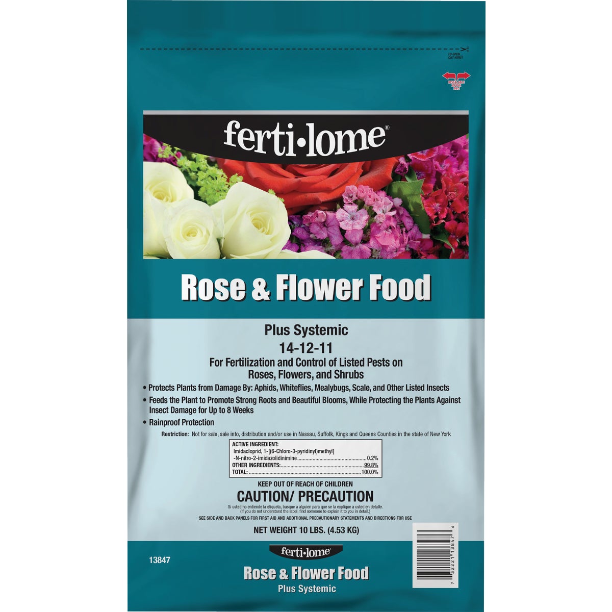 Ferti-lome 15 Lb. 14-12-11 Rose & Flower Dry Plant Food
