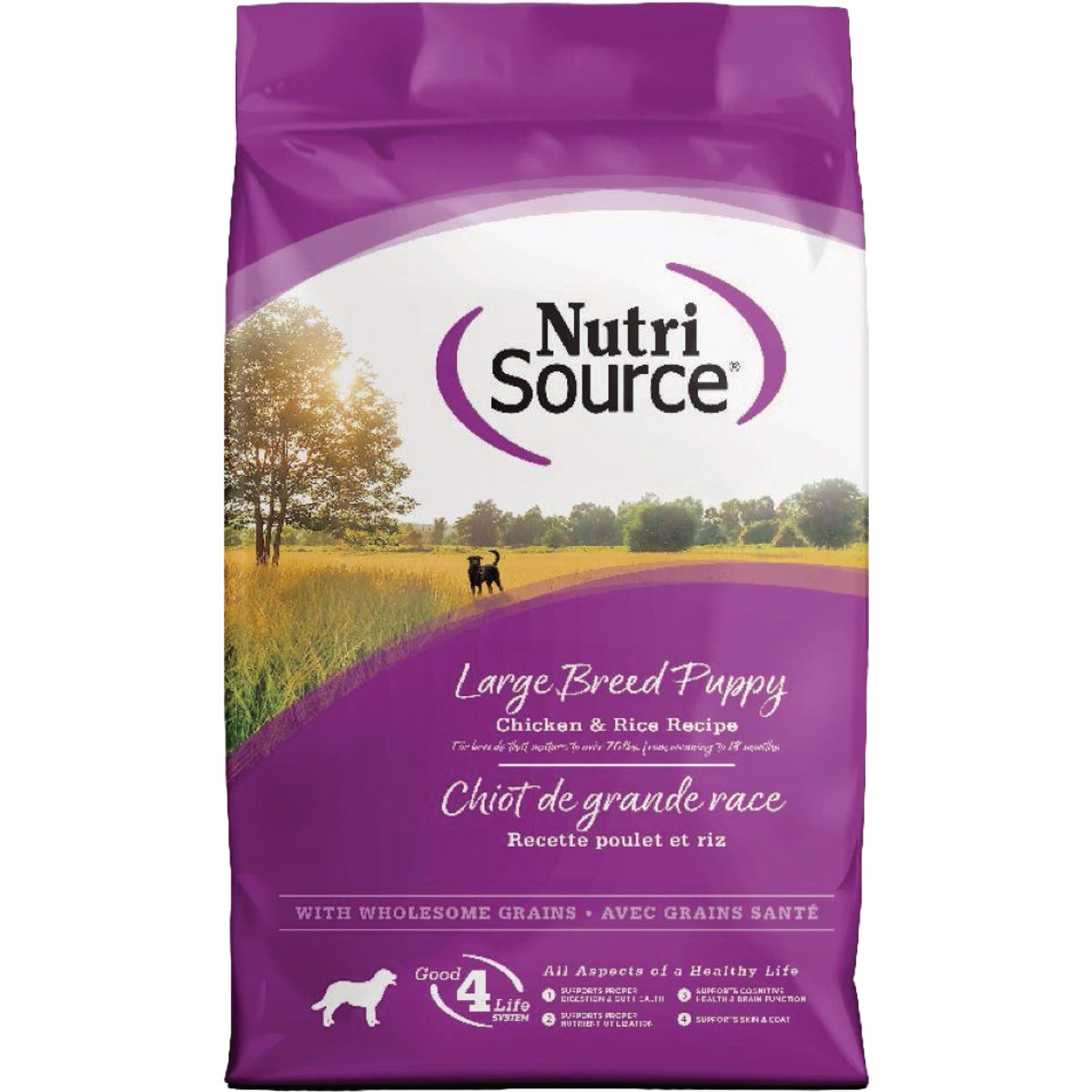 NutriSource 12 Lb. Large Breed Puppy Chicken & Rice Recipe Dog Food