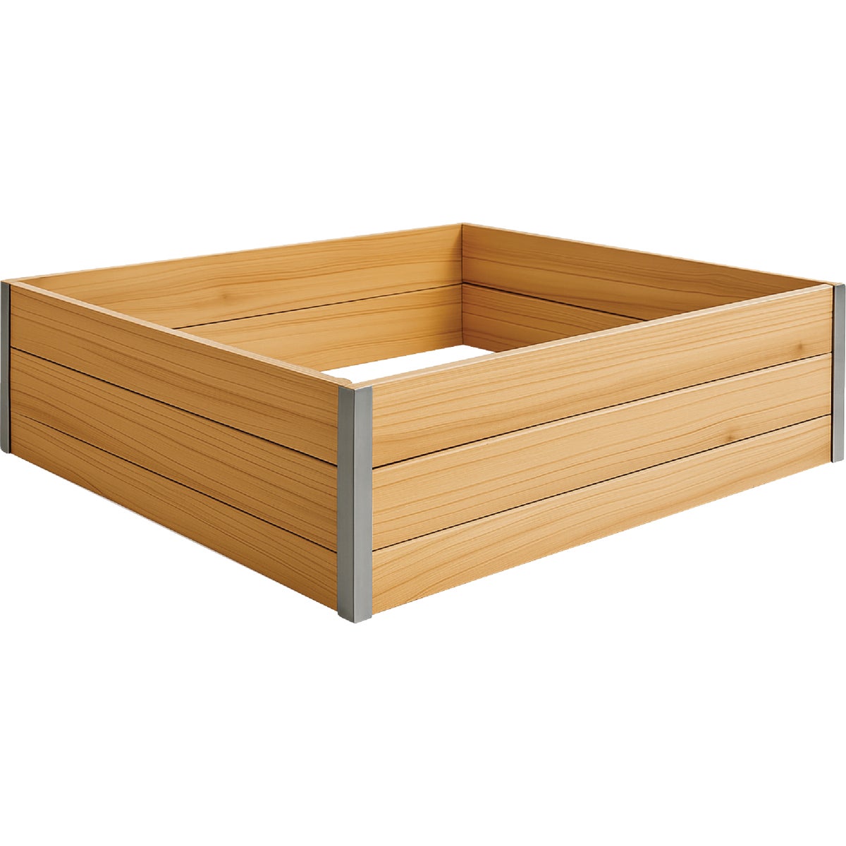 Real Wood Products 3 Ft. x 3 Ft. 7 Cu Ft. Cedar Raised Bed