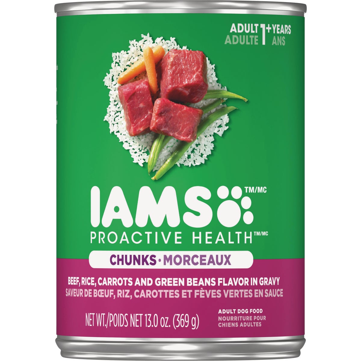 IAMS Proactive Health Beef Adult Wet Dog Food, 13 Oz.