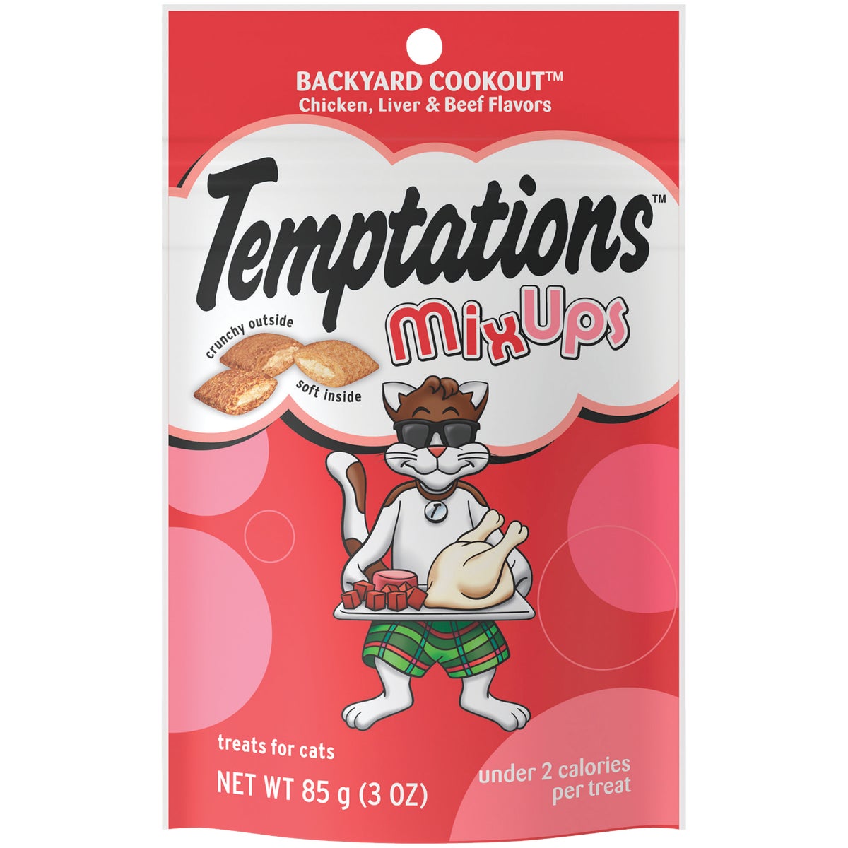 Temptations Mix Ups Backyard Cookout 3 Oz. Cat Treats