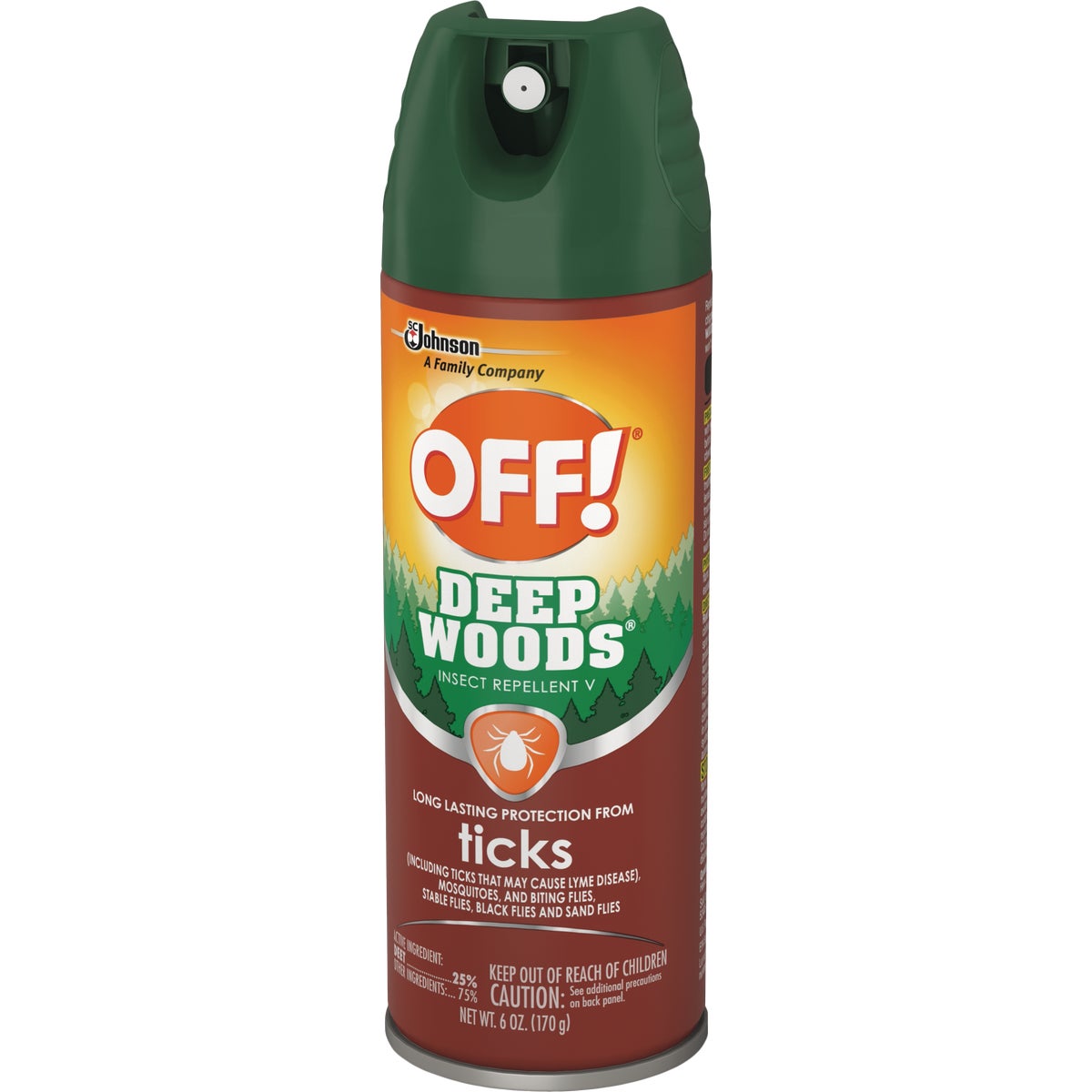 Deep Woods Off 6 Oz. Tick Repellent Aerosol Spray
