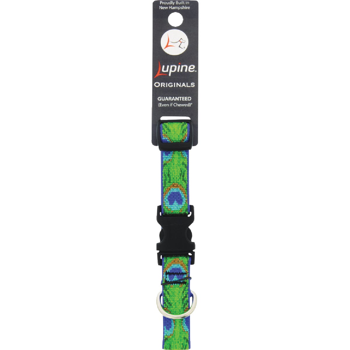 Lupine 3/4 In.  Tail Feather 9 In. to 14 In.  Adjustable Collar