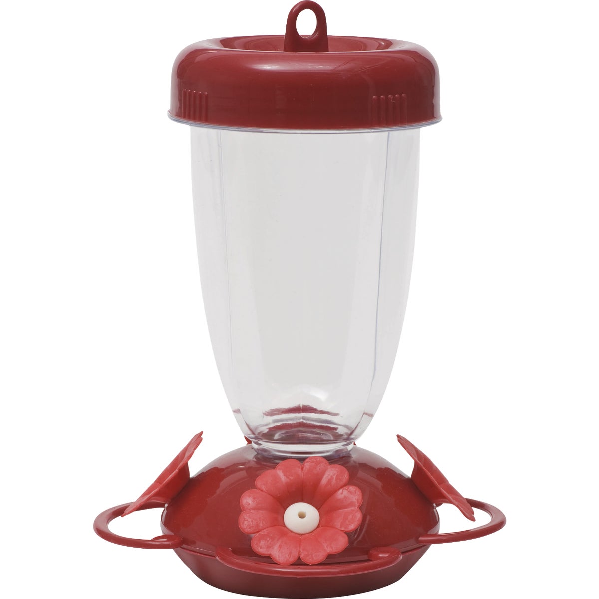 Perky-Pet 16 Oz. Plastic Red Flower Top-Fill Hummingbird Feeder