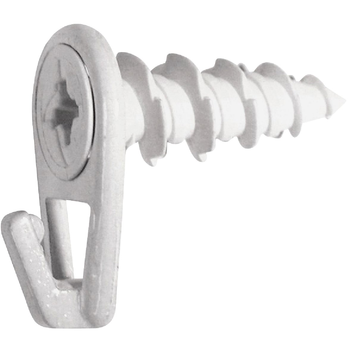 Hillman Anchor Wire 35 Lb. Capacity White Self-Drilling Wall Driller Picture Hanger (4-Count)