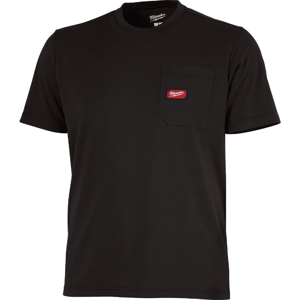 Milwaukee XL Black Short Sleeve Heavy-Duty Pocket T-Shirt