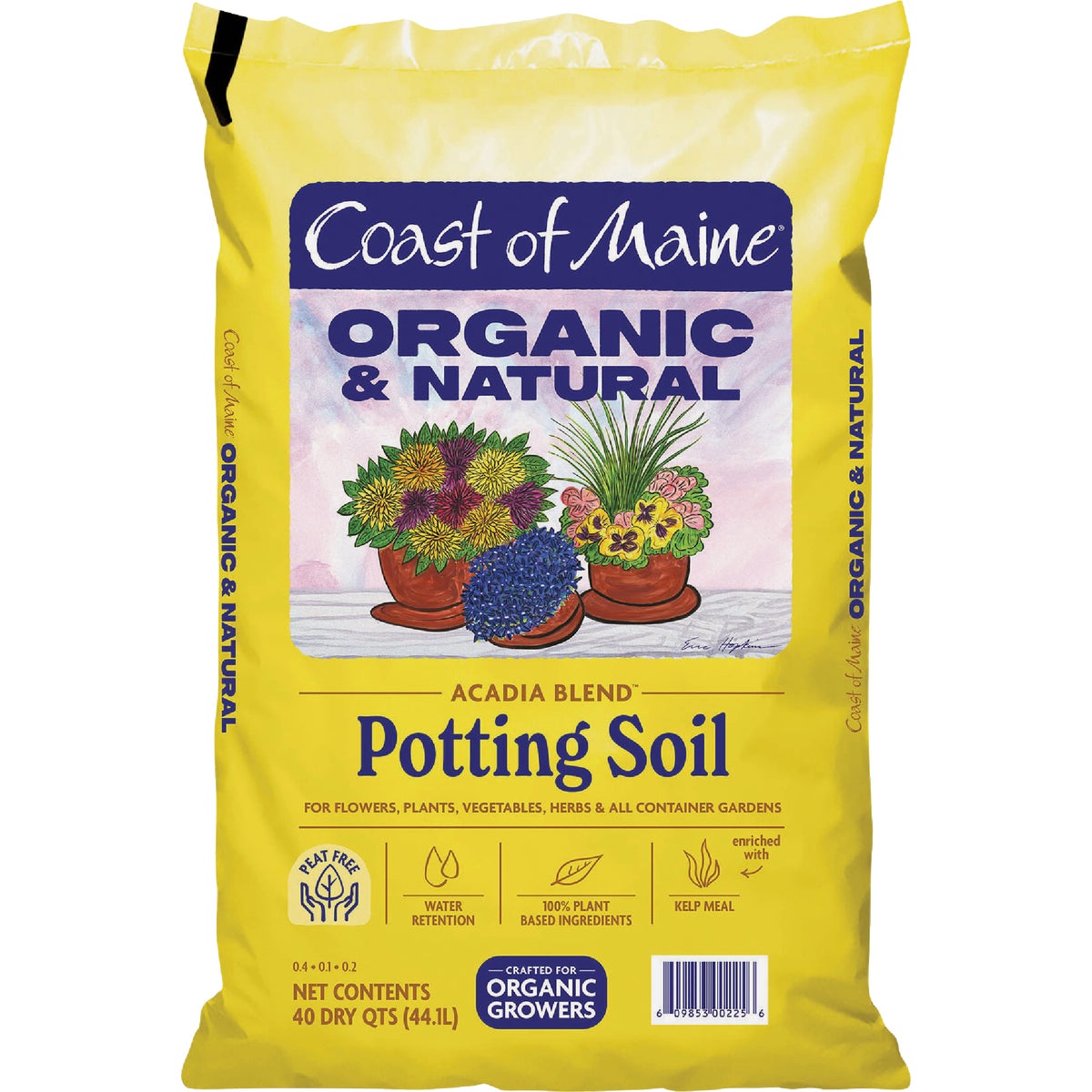 Coast of Maine Acadia Blend 40 Qt. Organic & Natural Potting Soil