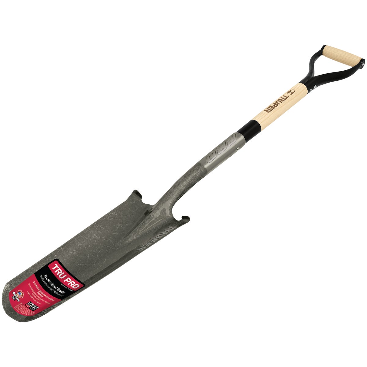 Truper Pro Closed Back Drain Spade