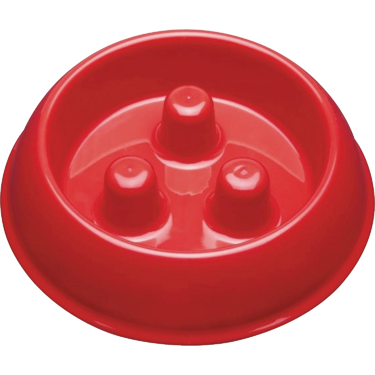 Boss Pet Pro Select 12 Oz. Red Plastic Slow Feeder Bowl