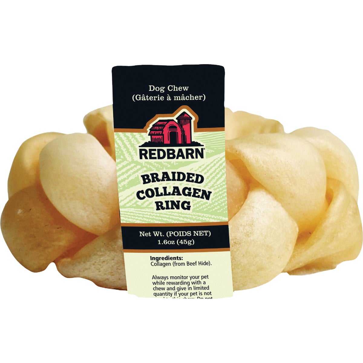 Redbarn Collagen Braided Ring Dog Treat