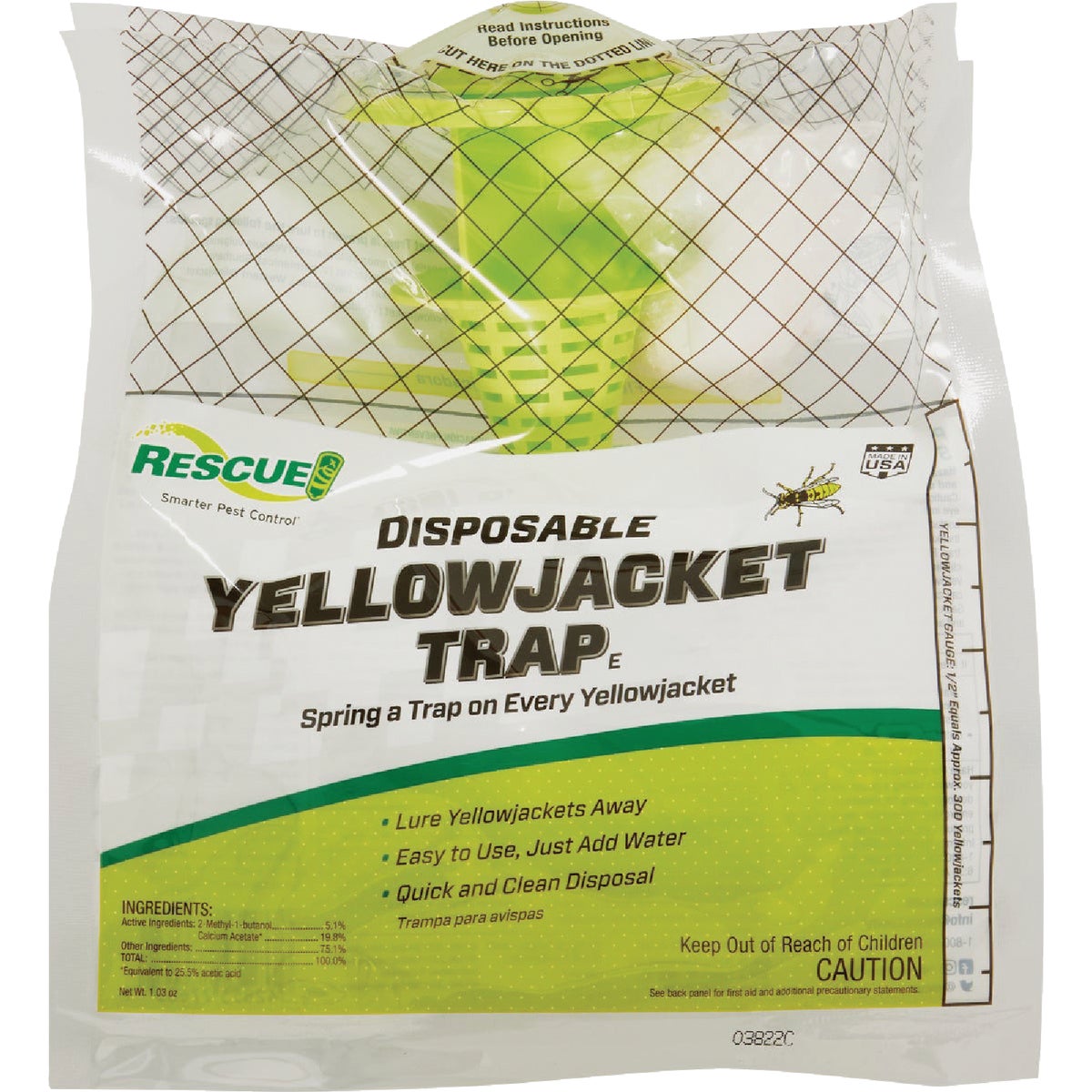 Rescue Disposable Yellow Jacket Trap – Eastern Version