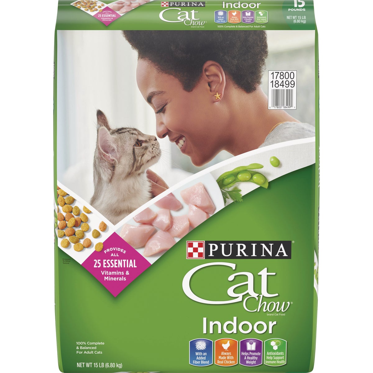 Purina Cat Chow Indoor Formula 15 Lb. Chicken Flavor Adult Dry Cat Food
