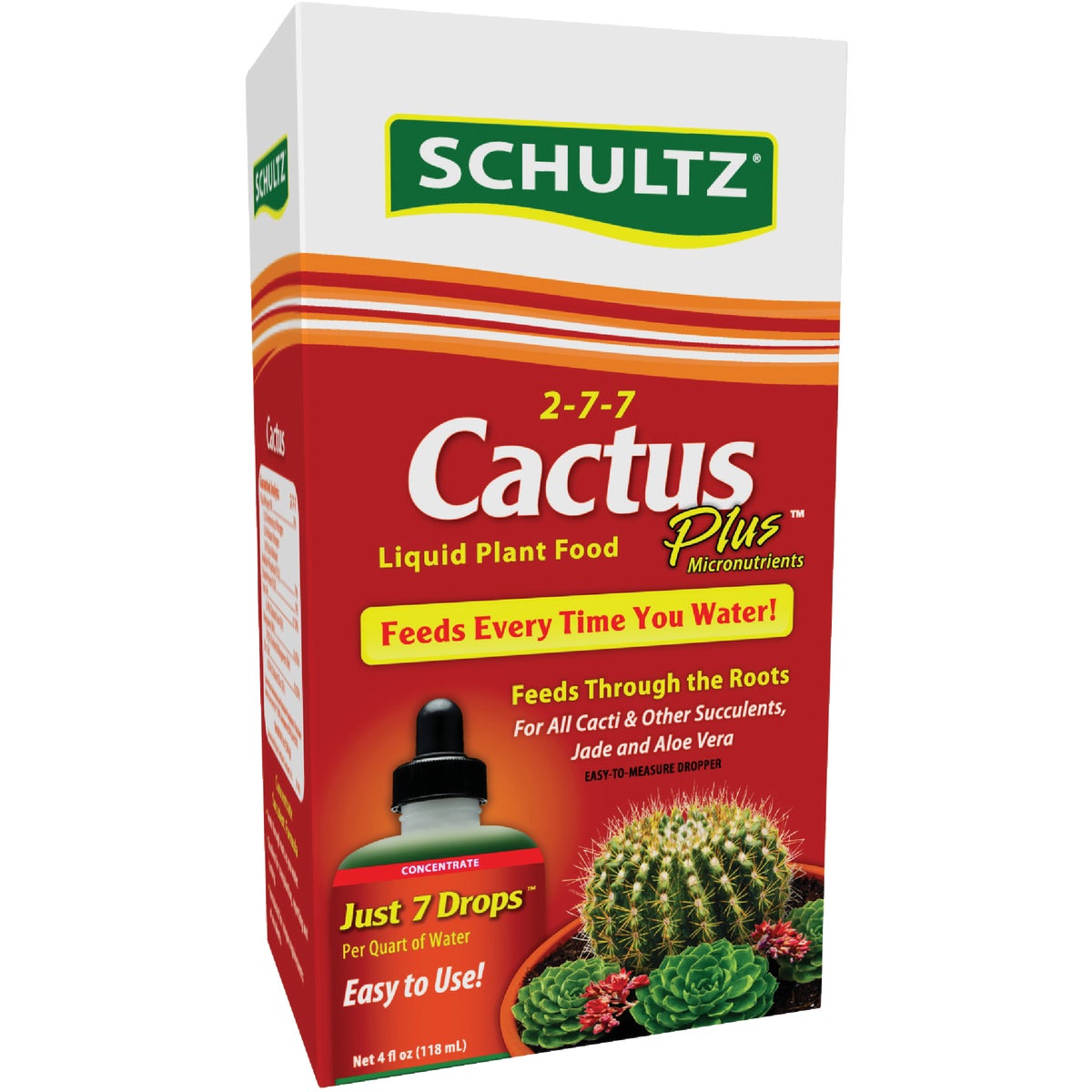 Schultz Cactus Plus 4 Oz. Concentrate 2-7-7 Liquid Plant Food