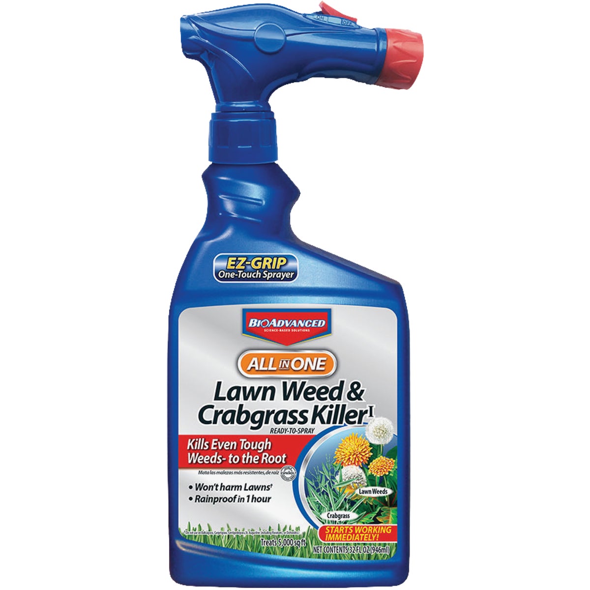 BioAdvanced All-in-1 Crabgrass & Weed Killer